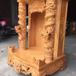 Tủ gỗ thờ ông địa 6