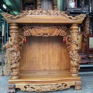 Tủ gỗ thờ ông địa 8