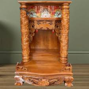 Tủ gỗ thờ ông địa 2