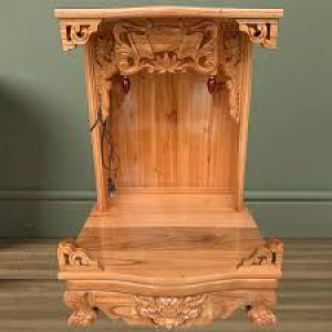 Tủ gỗ thờ ông địa 5