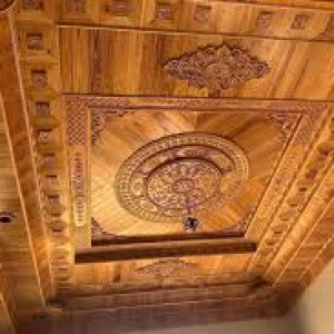 Trần nhà gỗ 3
