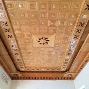 Trần nhà gỗ 9