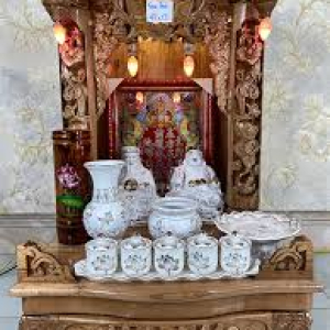 Tủ gỗ thờ ông địa 11