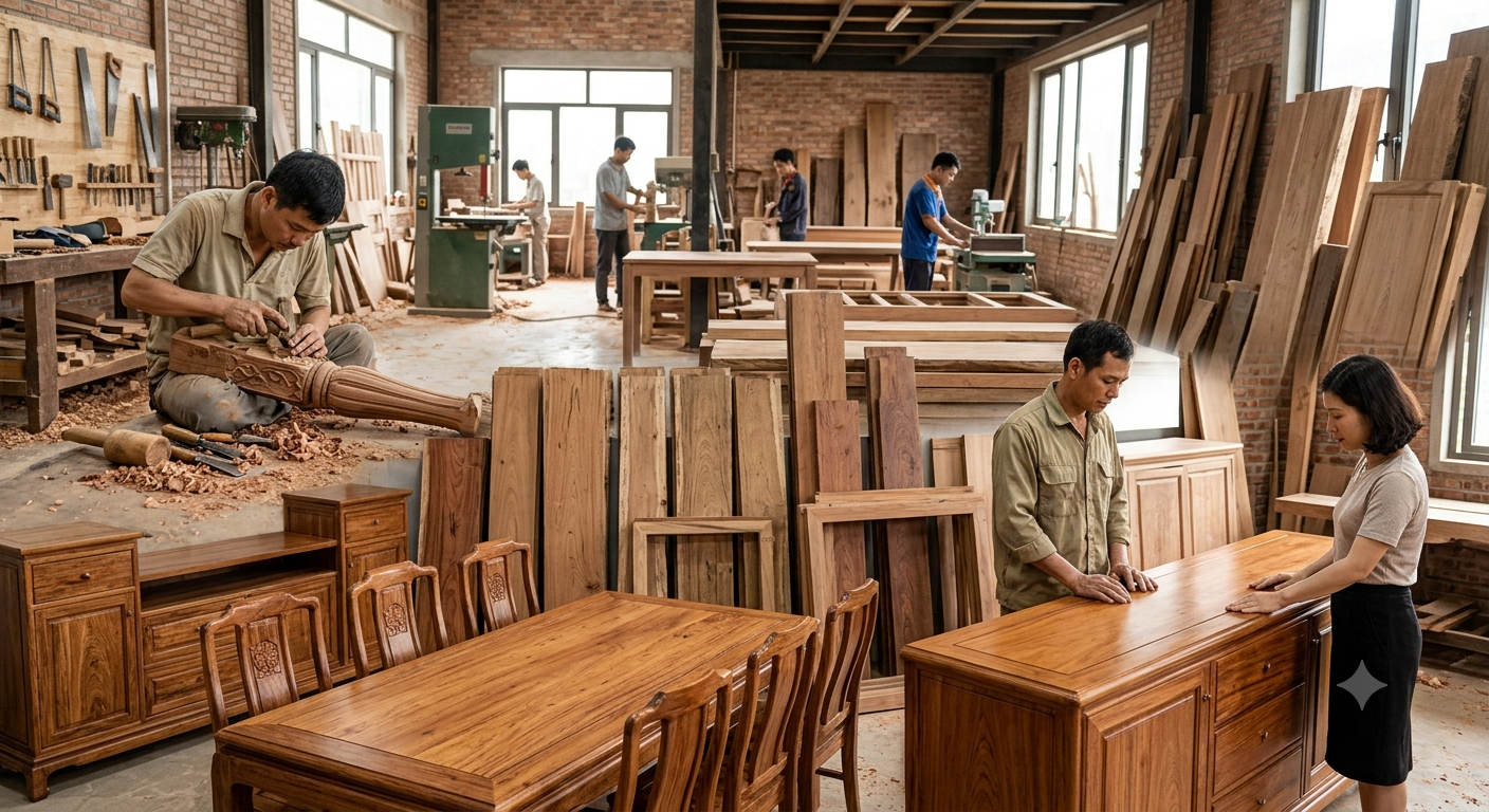 Tổng quan thị trường và các đặc điểm cần biết khi chọn mua đồ gỗ