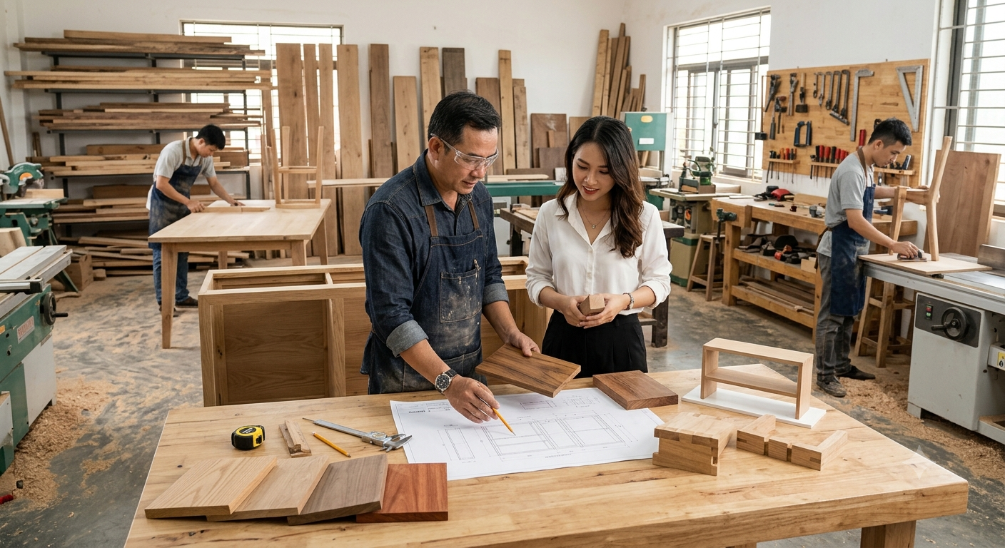 Tổng quan về nhu cầu đặt làm nội thất gỗ theo yêu cầu hiện nay